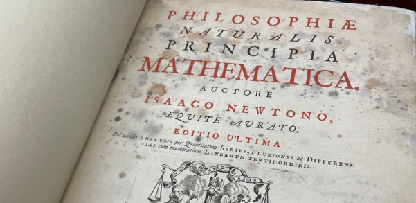 Page de garde des Principia Mathematica